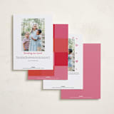 "Color Coded Spirit" - Valentine's Day Cards in Peony by Inkblot Design - Back of Card Options