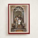 "Vintage photo card" - Valentine's Day Cards in Berry by Maja Cunningham - Front