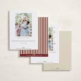 "Vintage photo card" - Valentine's Day Cards in Berry by Maja Cunningham - Back of Card Options