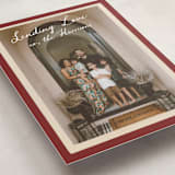 "Vintage photo card" - Valentine's Day Cards in Berry by Maja Cunningham - Detail