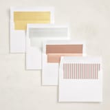 "jagged edge" - Valentine's Day Cards in Pudding by Cass Loh - Envelope Liner Options