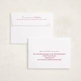 "Simply the cutest" - Valentine's Day Cards in Magenta by Lea Delaveris - FREE Recipient Addressing