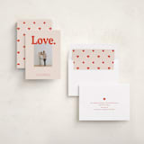 "Love Is" - Valentine's Day Cards in Ivory by Baumbirdy - Assembled