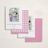 "Minimal Frame" - Valentine's Day Cards in Bubblegum by Kelly Watkins - Back of Card Options