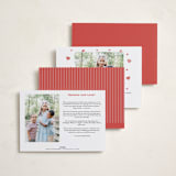 "Modern Quartet" - Valentine's Day Cards in Rouge Élitaire by Ana de Sousa - Back of Card Options