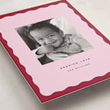 "wavy" - Valentine's Day Cards in Lilac by Jennifer Lew - Detail