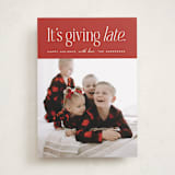 "It's giving" - Valentine's Day Cards in Scarlet by Heather Schertzer - Front