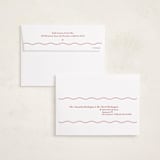 "Modern Squiggle Frame" - Valentine's Day Cards in Snow by Danielle Nakashima - FREE Recipient Addressing