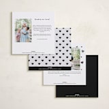 "Wrapped in Hearts" - Valentine's Day Cards in Moon by Lucila Naves - Back of Card Options