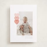 "Love Hearts" - Valentine's Day Cards in Peach by Hudson meet Rose - Front