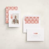 "Love Hearts" - Valentine's Day Cards in Peach by Hudson meet Rose - Assembled