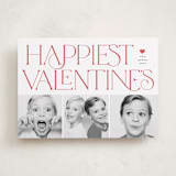 "happiest valentine's" - Valentine's Day Cards in Rose by Laura Hamm - Front