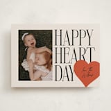"Mod Heart" - Valentine's Day Cards in Cherry by Ekko Studio - Front
