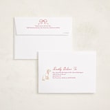 "Valentine Crest" - Valentine's Day Cards in Latte by Jackie Crawford - FREE Recipient Addressing