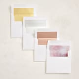 "lovely square" - Valentine's Day Cards in Blush by Sumak Studio - Envelope Liner Options
