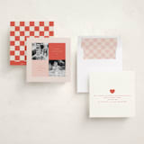 "four squares" - Valentine's Day Cards in Strawberry by Anastasia Makarova - Assembled