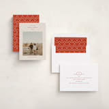 "Simple Heart" - Valentine's Day Cards in Strawberry by Ekko Studio - Assembled
