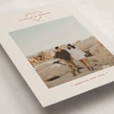 "Simple Heart" - Valentine's Day Cards in Strawberry by Ekko Studio - Detail