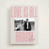 "Love is All Around" - Valentine's Day Cards in Petal by Jackie Crawford - Front