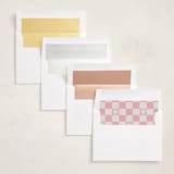 "Love is All Around" - Valentine's Day Cards in Petal by Jackie Crawford - Envelope Liner Options