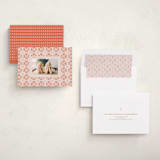 "Love in watercolor" - Valentine's Day Cards in Coral by Sabrin Deirani - Assembled