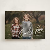 "Chalk Scribble" - Valentine's Day Cards in Vanilla by Adelyn T. - Front