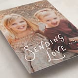 "Sent" - Valentine's Day Cards in Ruby by Lauren Chism - Detail