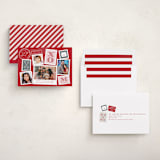 "Postmark" - Valentine's Day Cards in Paprika by Sarah Brown - Assembled