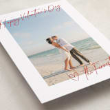 "Postal" - Valentine's Day Cards in Cherry by Ekko Studio - Detail