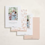 "Hollyhock" - Valentine's Day Cards in Geranium by Wildfield Paper Co - Back of Card Options