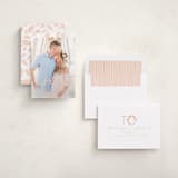 "Hollyhock" - Valentine's Day Cards in Geranium by Wildfield Paper Co - Assembled