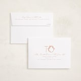 "Hollyhock" - Valentine's Day Cards in Geranium by Wildfield Paper Co - FREE Recipient Addressing
