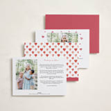 "hearts frame" - Valentine's Day Cards in Cardinal by Anastasia Makarova - Back of Card Options