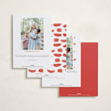 "Editorial" - Valentine's Day Cards in Snow by Jennifer Wick - Back of Card Options