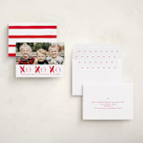 "HOHOXO" - Valentine's Day Cards in Scarlet by Lori Wemple - Assembled
