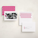 "Modern Heart" - Valentine's Day Cards in Burnt Rose by Up Up Creative - Assembled