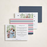 "Bright Hues" - Valentine's Day Cards in Marine by Lauren Chism - Back of Card Options