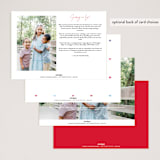 "Clarity" - Valentine's Day Cards in Strawberry by Ana Sharpe - Back of Card Options