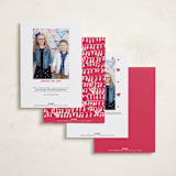 "Passing Notes" - Valentine's Day Cards in Blush by Annie Clark - Back of Card Options