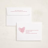 "Passing Notes" - Valentine's Day Cards in Blush by Annie Clark - FREE Recipient Addressing