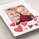 "Watercolor Hearts" - Valentine's Day Cards in Rose by Vivian Yiwing - Detail