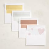 "Sheer Love Hearts" - Valentine's Day Cards in Petal by Iveta Angelova - Envelope Liner Options