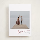"minimal love" - Valentine's Day Cards in Cherry by Eric Ransom - Front