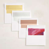 "Love You So Much" - Valentine's Day Cards in Berry by Zhay Smith - Envelope Liner Options