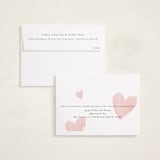 "Sheer Love Hearts" - Valentine's Day Cards in Petal by Iveta Angelova - FREE Recipient Addressing