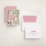 "Stacked Hearts" - Valentine's Day Cards in Watermelon by Jill Means - Assembled