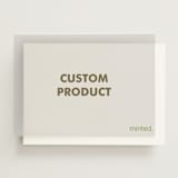 "Landscape Custom" - Vellum Overlays in Mist by Minted Custom - Front