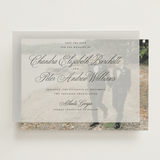 "Calligraphie" - Vellum Overlays in Chalkboard by Wildfield Paper Co - Front
