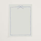 "ribbon bow drawing" - Vellum Overlays in Canopy by Cass Loh - Vellum Overlay