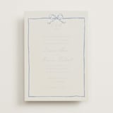 "ribbon bow drawing" - Vellum Overlays in Canopy by Cass Loh - Vellum with Card